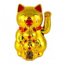 Gato da sorte dourado
