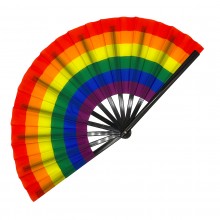 Leque de taichi arco íris mod. A1