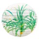Luminária oriental papel 40 cm orquídea