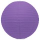 Luminária oriental papel 30 cm roxo