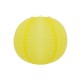 Luminária oriental papel 20 cm amarelo