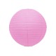 Luminária oriental papel 20 cm rosa