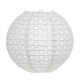 Luminária oriental papel 10 cm branco
